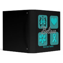 Believe Inspirations Ovarian Cancer Binders