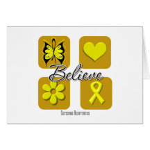 Believe Inspirations Sarcoma Greeting Card