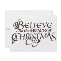 Believe invitations