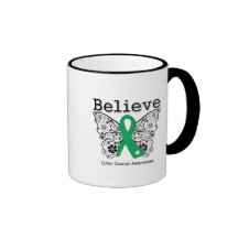 Believe - Liver Cancer Butterfly Coffee Mugs