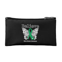 Believe - Liver Cancer Butterfly Cosmetic Bag
