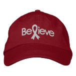 Believe - Lung Cancer Awareness Embroidered Hat