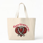 Believe Lung Cancer Canvas Bags