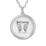 Believe - Lung Cancer Butterfly necklaces
