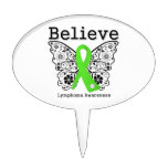 Believe - Lymphoma Butterfly Cake Topper