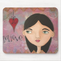 Believe Mousemat mousepads by vintageniki Believe Mousemat mousepads
