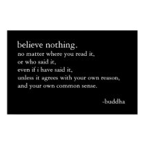 Believe Nothing posters by butchrigsby Believe Nothing posters