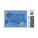 Believe postage