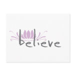 Believe Postcard