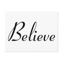Believe Postcards