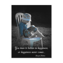 'Believe' Postcard