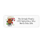 Believe Reindeer Address Label
