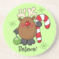 Believe Reindeer Coaster coasters