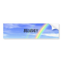 BELIEVE!!... Religious bumper sticker