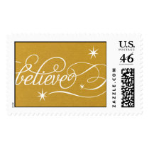 Believe Script - 24 KT Postage