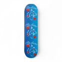 Believe Silhouette Fairies Skateboard by moonduster Believe Silhouette Fairies Skateboard
