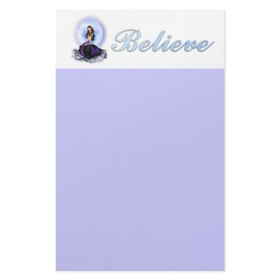 Believe Stationery by MoonArtandDesigns