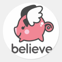 Believe Stickers