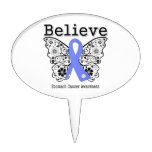 Believe - Stomach Cancer Butterfly Cake Pick