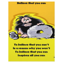 Believe that you can letterhead