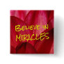 Believe that you can make miracles happen (2) button