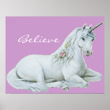 Believe Unicorn Poster
