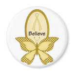 Believe- Yellow Awareness Magnet