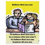 Believe you can personalized flyer