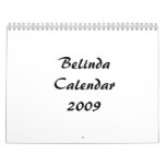 Belinda Calendar 2009