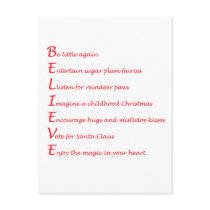 Belive Postcard