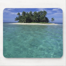 Belize, Barrier Reef, Unnamed island or cay. Mouse Pads
