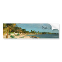Belize Beach BumperSticker Bumper Sticker