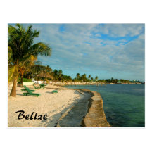 Belize Beach Postcard