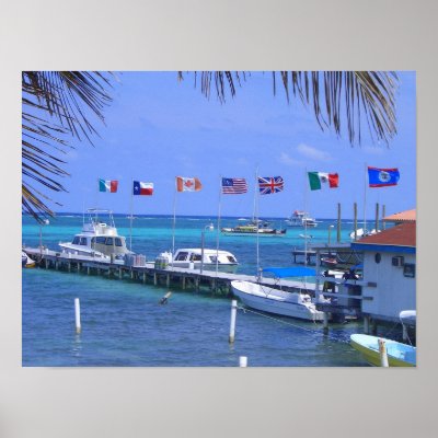 Belize Boats Posters by lissmo80