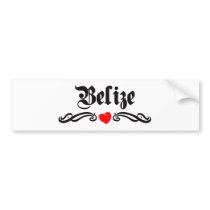 Belize Bumper Sticker
