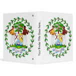 Belize Coat of Arms detail Binder