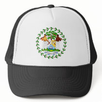 Belize Coat of Arms Mesh Hat