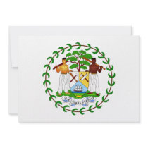 Belize Coat of Arms Invite