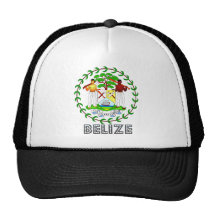 Belize Coat of Arms Mesh Hat