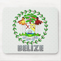 Belize Coat of Arms Mouse Pad