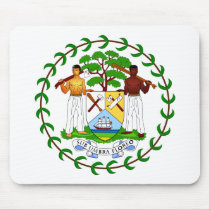 Belize Coat of Arms Mousepads