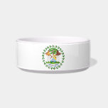 Belize Coat Of Arms Pet Food Bowl
