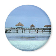 Belize Dock Huts magnet