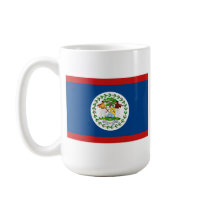 Belize Flag and Map Mug