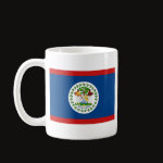 Belize Flag Map Classic Mug