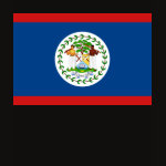 Belize Flag Map Spaghetti Top