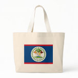 Belize Flag BZ Canvas Bags