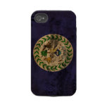 Belize Flag Tough Iphone 4 Cover