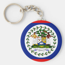 Belize Flag Keychain
