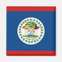 Belize Flag Magnet